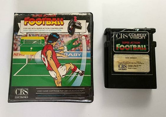 CBS ColecoVision: Super Action Football (Spanish)  #retrogaming #retrogames #instagamerspain #colecovision #superactionfootball  I own a Coleco but it doesn't work. Also I never played it back in the day so for me it's a complete stranger.  However I managed to get my hands into a bunch of games but all of them are loose but this one: Super Action Football   It turns to be an odd one! First it is a SOCCER game not a football one. It was only released as such in Europe and I haven't even seen the